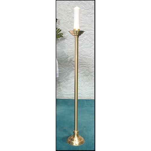 41 Inch Brass Paschal Candlestick