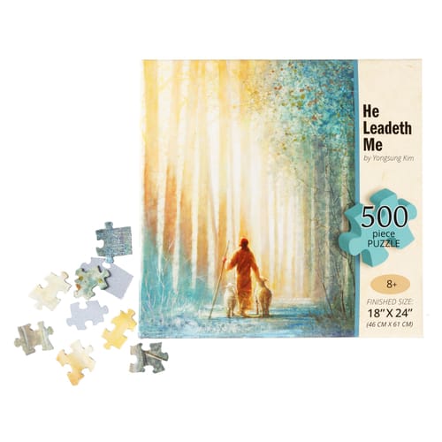 He Leadeth Me Puzzle - 500 Pieces