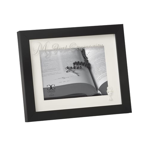 Black Inset First Communion Photo Frame - 5&amp;quot; x 7&amp;quot;