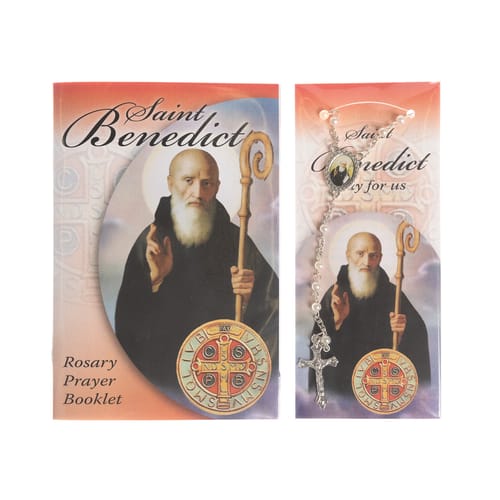 St. Benedict Rosary, Rosary Booklet &amp;amp; Bookmark Set