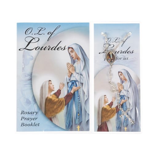 Our Lady of Lourdes Rosary, Rosary Booklet &amp;amp; Bookmark Set