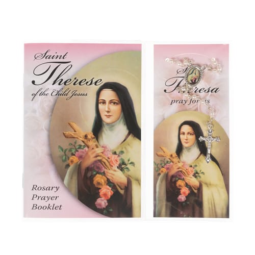 St. Therese Rosary, Rosary Booklet &amp;amp; Bookmark Set