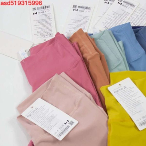 Lu Womens Yoga Leggings Women High Waist Stretchy Fitness Sport Tights Push Up Gym Pants Workout Athletic Yogapants Sportwear 2023 Hot Sell