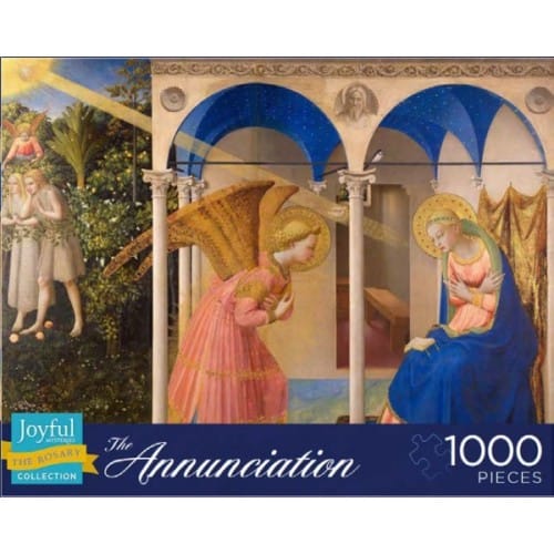 The Annunciation 1000 Piece Puzzle (Mysteries of the Rosary Series)