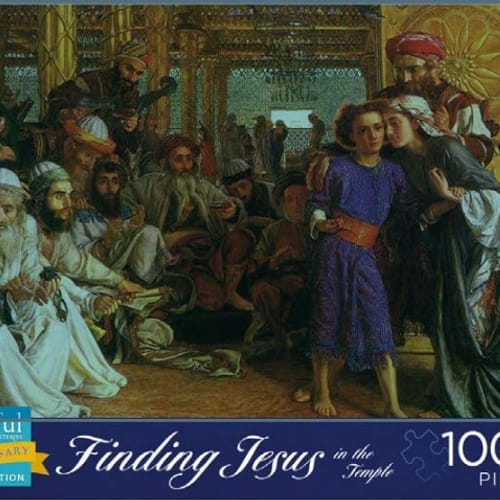 Finding Jesus in the Temple 1000 Piece Puzzle (Mysteries of the Rosary Series)