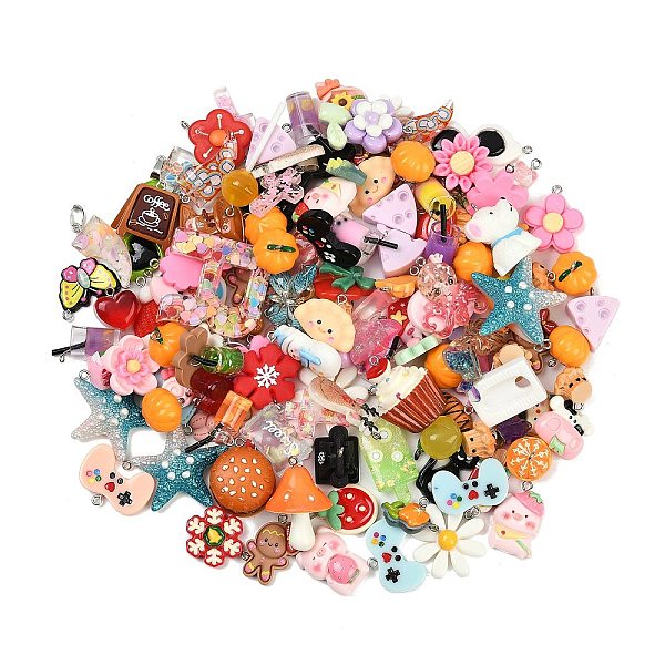 Resin & Polymer Clay Pendants