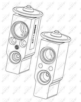 Expansion Valve, air conditioning NRF 38375