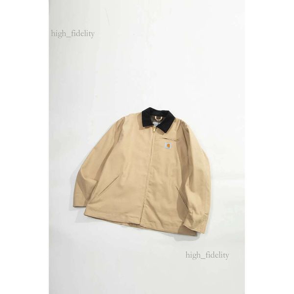 Fashion Mens Jacket Classic Man Luxury Letters Embroidery Stitching Coats Baseball Streetwear Outerwear Work Clothes Overcoat Bfe Carharttja