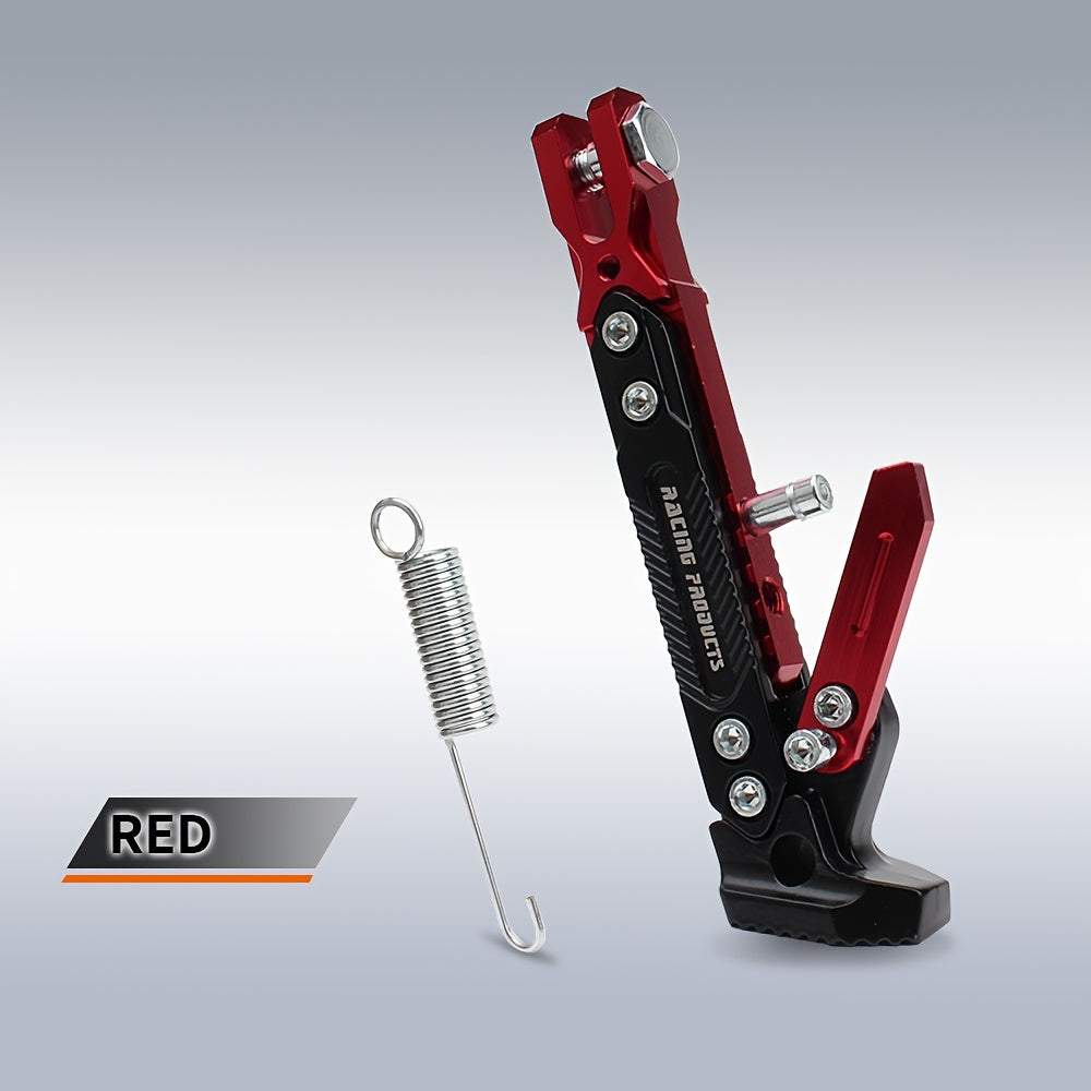 TEMU Motorcycle Footrest - Heavy-duty Adjustable Motorcycle Foot Peg With Non-slip Base, Compatible With Most Motorcycles, Bike Stand - For Street,