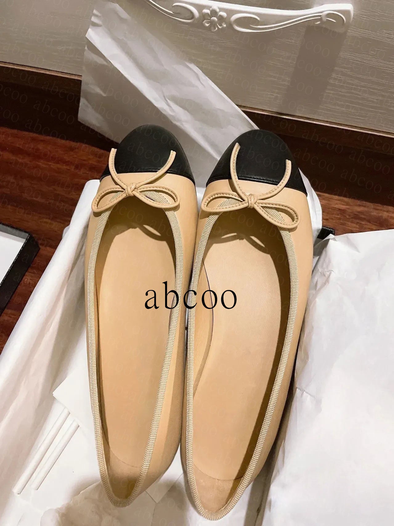 Ballet Flats High Heels Designer Shoes Slingbacks sandals Paris Womens Brand Black Spring Quilted Genuine Leather Slip on Ballerina Luxury Round Toe