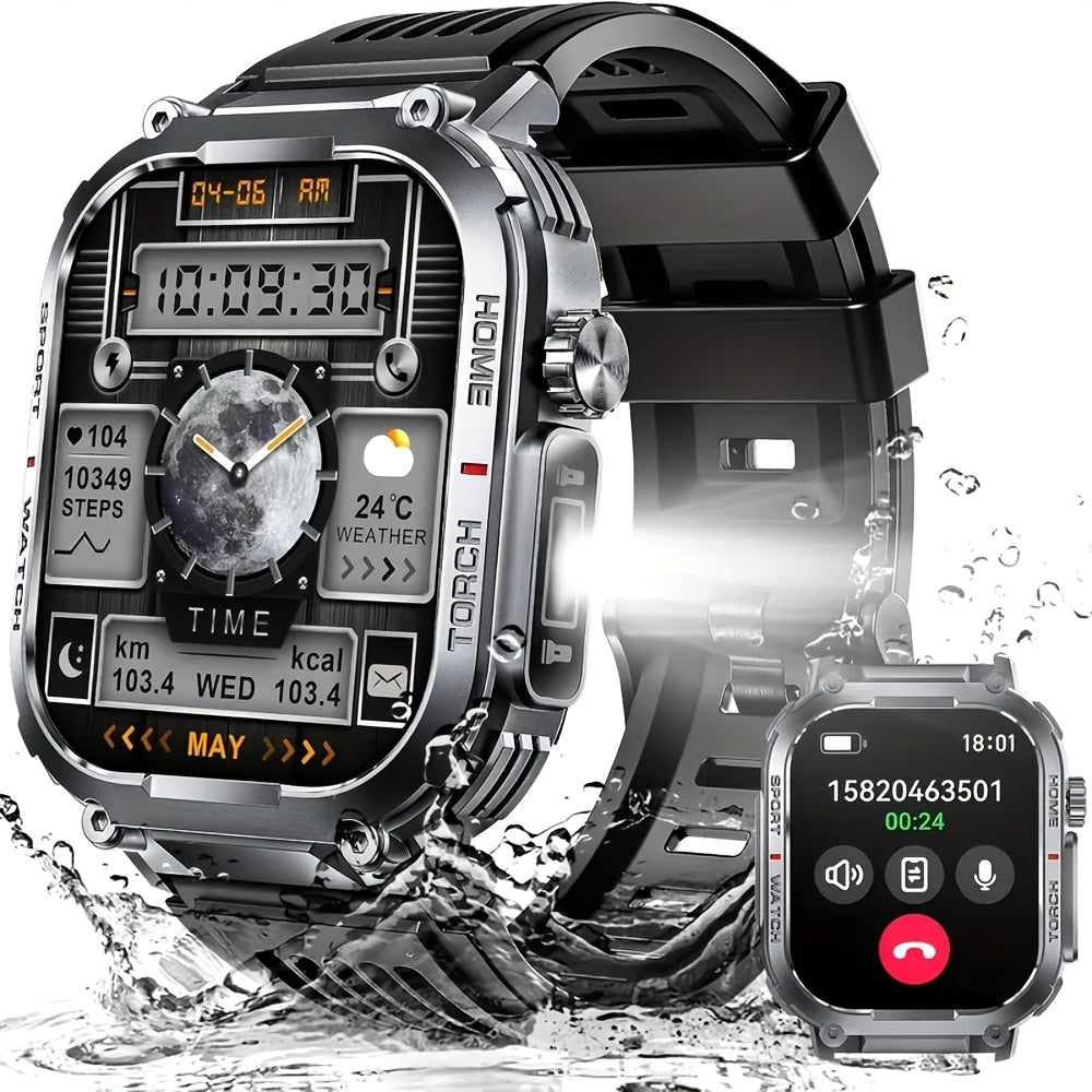 TEMU Smart Watch For Men Women(answer-maker Calls), Sports Watches For Iphone , 100 Fitness , Waterproof, Rugged Smartwatch With Sleep Monitor