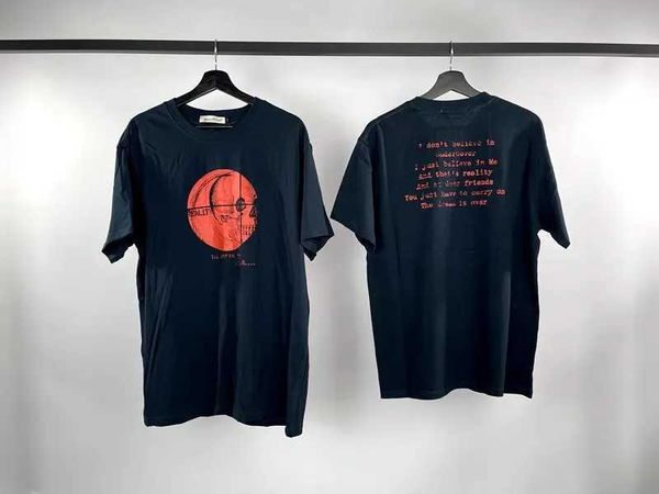 Men&#039;s T-Shirts 2024 Underground Skeleton Dream Slogan T-shirt Hip Hop Skateboarding Street Cotton T-shirt Top TX1101 J250115