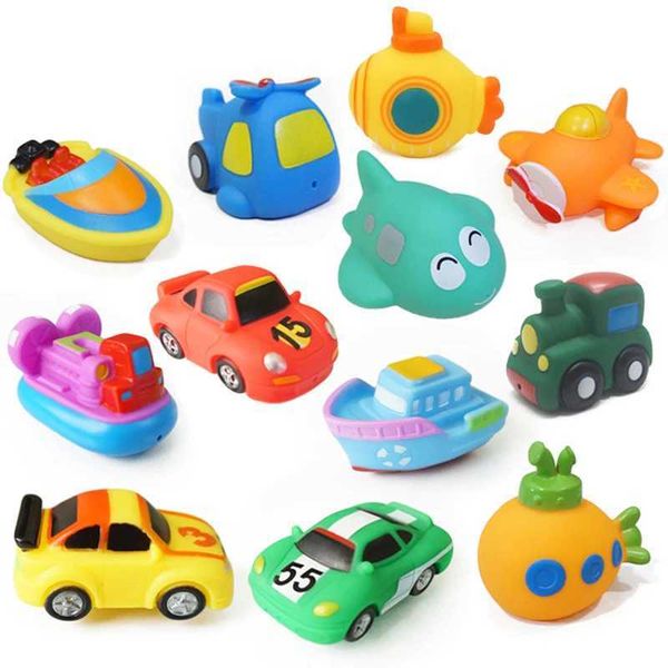 Baby Water Toys Cartoon Classic Shower Bath Toy Cars Train Boats Bathroom Swimming Bathing Shower Educational Toys For Kids Gift C250211