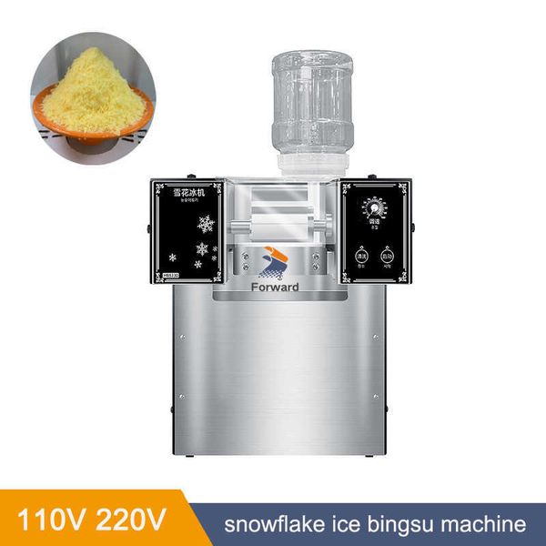 Ice Crushers Shavers Commercial Electric Flake Snow Ice Machine Auto Japanese Kakigori Machine Korean Bingsu Machine Snowflake Ice Shaving M