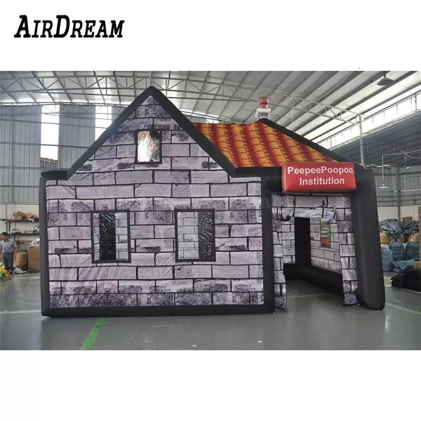 6m Lx5mWx4mH 2023 Factory price Portable small inflatable pubs bar house inflatables camping event tent for party