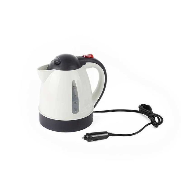 12V 24V electric kettle 1L large capacity portable travel water boiler car travel coffee heating teapot Y240924