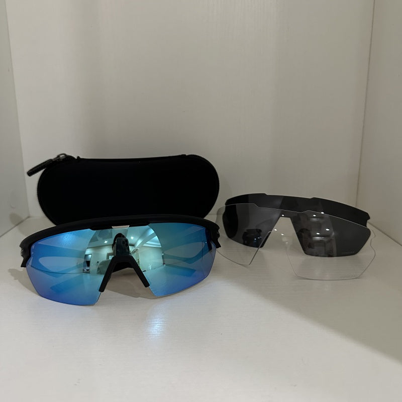 New model Polarized lens Mountain Bike Sports Bicycle Cycling Sunglasses Gafas Ciclismo MTB Cycling Glasses Eyewear Sunglasses 2 extra lens with cas