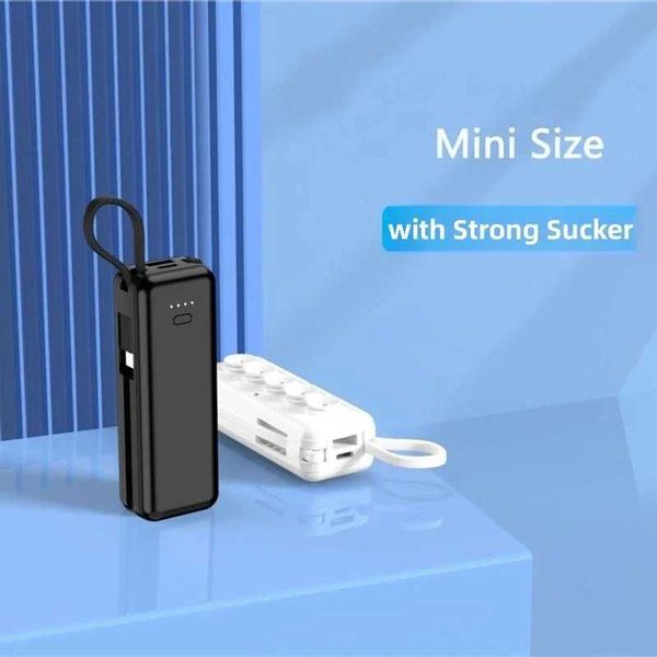 Hot Sale Portable mini power pack 5000mAh magnetic external battery charging power pack suitable for iPhone 15 14 Poverbank with suction cup