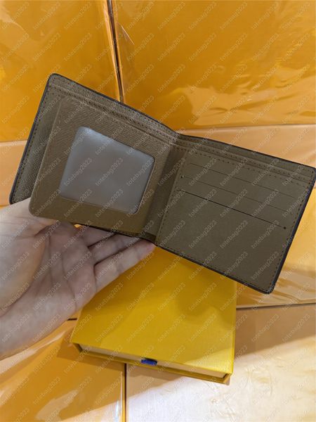 Wallets & Holders Wallets Designers Paris plaid style High-end Mens Wallet Credit Card Holder Purse Men Wallets billfold Purses With box