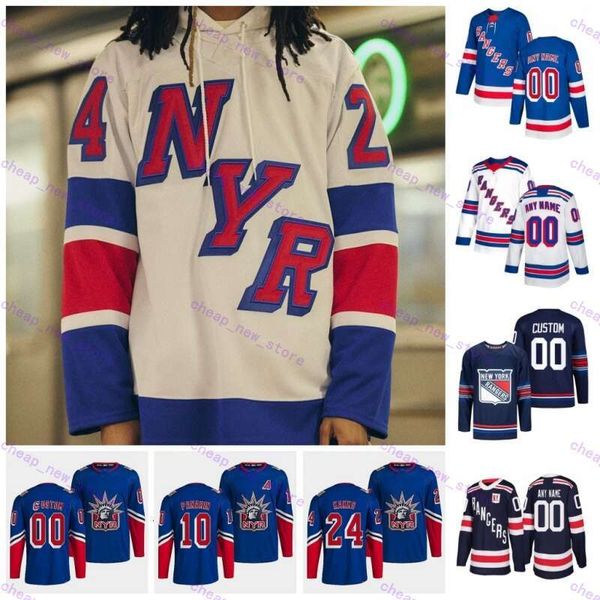 2024 Stadium Series Hockey Jersey Adam Fox Igor Shesterkin Chris Kreider Mika Zibanejad Barclay Goodrow Artemi Panarin Blake Wheeler Quick K