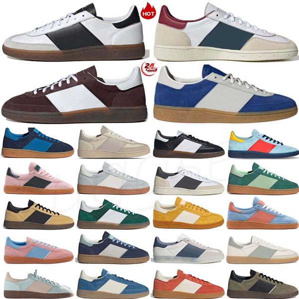 Handball Sneaker Shoes Treinadores Plataforma Planejadores de Tênis Sapateiros Prata Verde Clay Azul Vermelho Pink Preto Branco Womens Mens