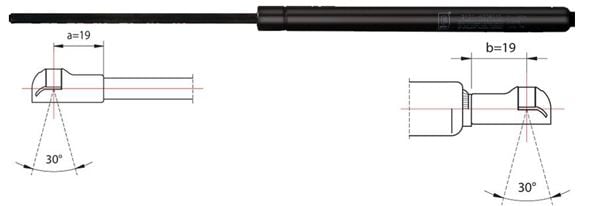 Gas Spring, boot--cargo area METZGER 2110514