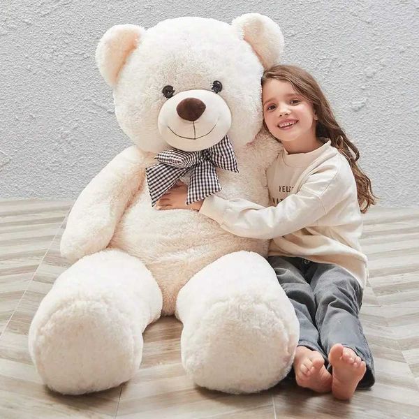Giant Teddy Bear 4 Feet Stuffed Animal Stuffed Bear Baby Shower Life Size Large Teddy for Girlfriend Boyfriend Wife Children Z250208