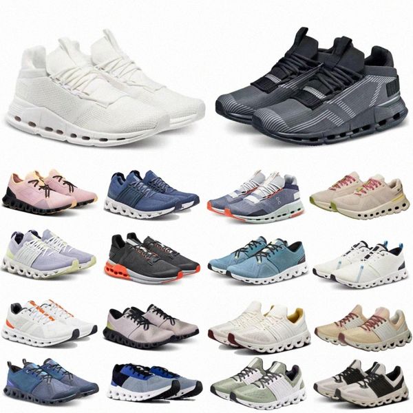With Box OnCloudd oncloudshoe men Women Sneakers Men Shoes Running Outdoor Sport Tennis Walking Black White Blue Sea Salt Trainers SizeAagl#