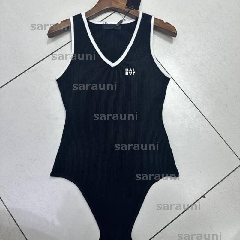 Fitted Designer Tank Top Summer Color Blocking Tanks Top With Letter Graphic Special Design Spicy Girl Daily Beach Daily Outfit