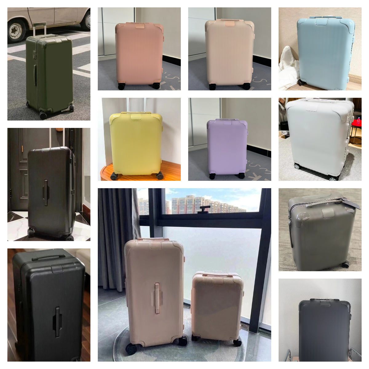 Luggage designer travel suitcase colorful boarding case rolling suitcase set PC cases trolley cases travel bag suitcase 5 Sizes Available