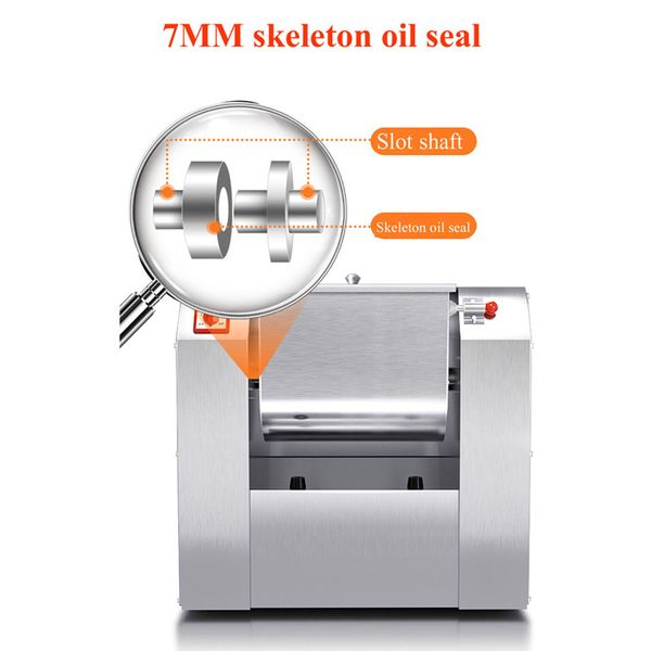 Electric Dough Mixer Machine Kitchen Equipment Food Processor Flour Churn Bread Pasta Noodles Make Machine 5-7-10KG
