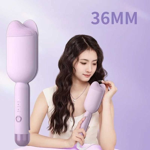 Hair Curlers Straighteners Electric curler 36mm large wave shaped ceramic hair with long-lasting curling iron styling tool H241121 MTRD