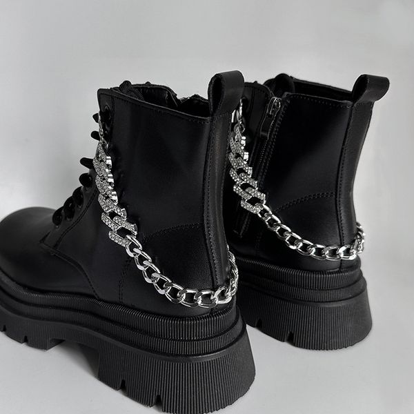 2Pcs Luxury Shiny Rhinestone Tassel Chain Shoes Decoration Martin Boots Canvas Shoes Buckles Chunky Chains Shoes Accessories