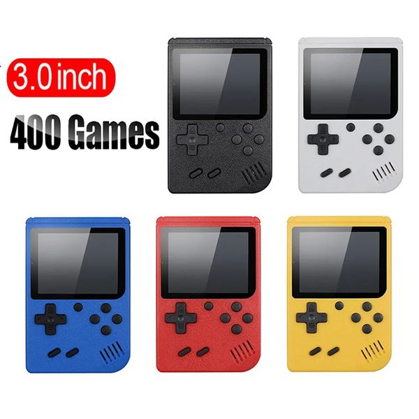 Game Player Console Retro Portable Mini Handheld Video Game Consoles 8 Bit 3.0 Inch Color LCD Kids Color Game Player 400 Games In 1 Classic