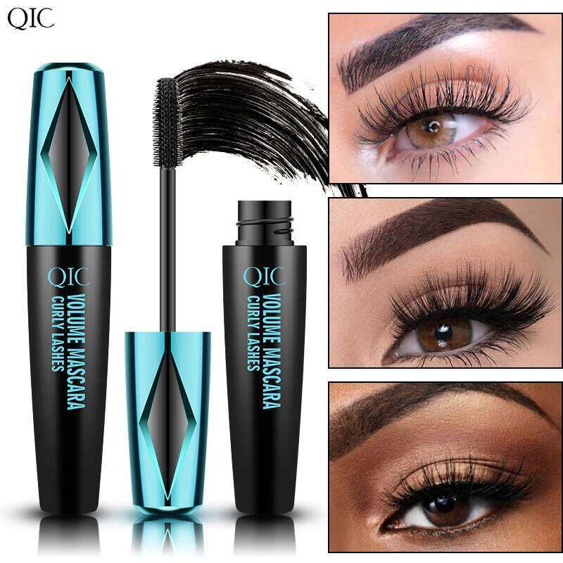 QIC 3D Mascara Lengthening Black Lash Eyelash Extension Eye Lashes Brush Beauty Makeup Long-wearing Mascara. X250722