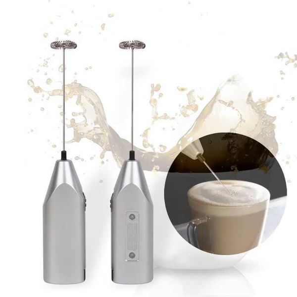 Kitchen Electric Manual Blender Coffee Milk Egg Blender Stainless Steel Frozen Egg Electric Mini Handle Blender Cooking Small Tool W241102