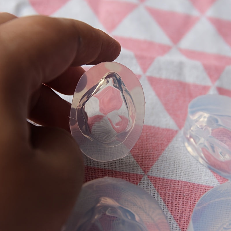 TEMU Handmade Ocean Wave Resin Drop Mold - Circular Teardrop Shape With Iridescent Shimmering Effect For Making, Necklace & Bracelet Craft Supplies,