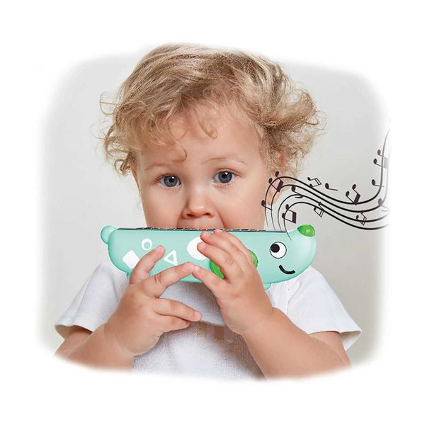 Children Wooden Cartoon Cute Harmonica Montessori Puzzle Toys Creative sic Toy Playing Instruments Kids Boys Girls Gifts TMZ Y250212