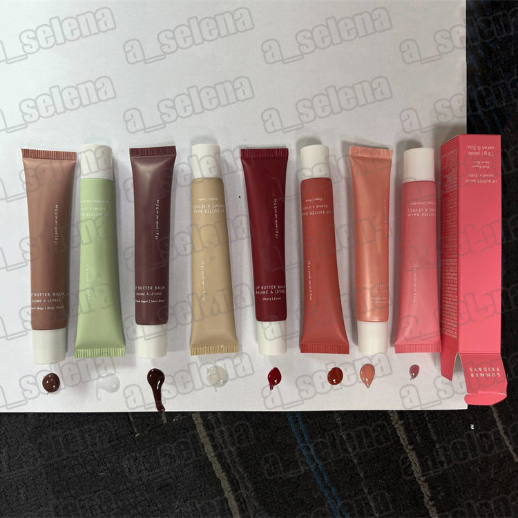 Summer Lip Balm Liquid Lipstick Smooth Butter Lip Gloss Jelly pink sugar vanilla beige LipCare Cosmetics 15g