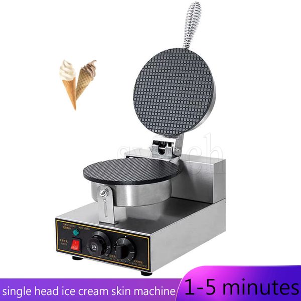 Electric Ice Cream Waffle Cone Maker Nonstick Egg Roll Waffle Cones Bowls Maker Waffle Iron Cone Machine