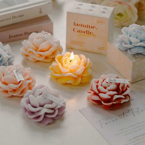1 pack of jasmine candles suitable for holiday wedding parties indoor use bedroom and restaurant decoration CL240907