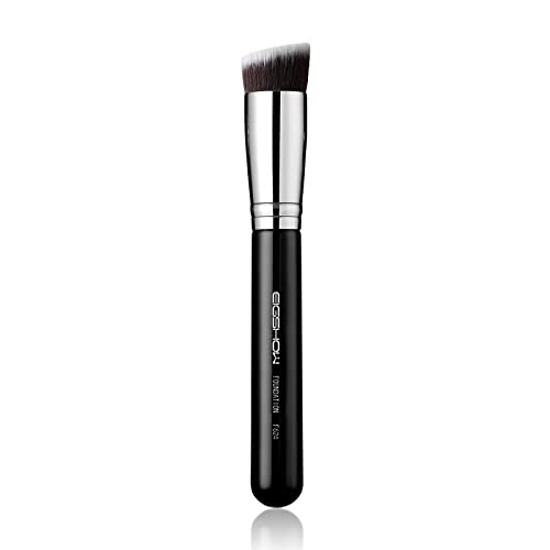 Flat Top Kabuki Foundation Brush, EIGSHOW Premium Makeup Brush for Liquid, Cream, and Powder - Blending, Buffing, Stippling, Flawless Application (F62