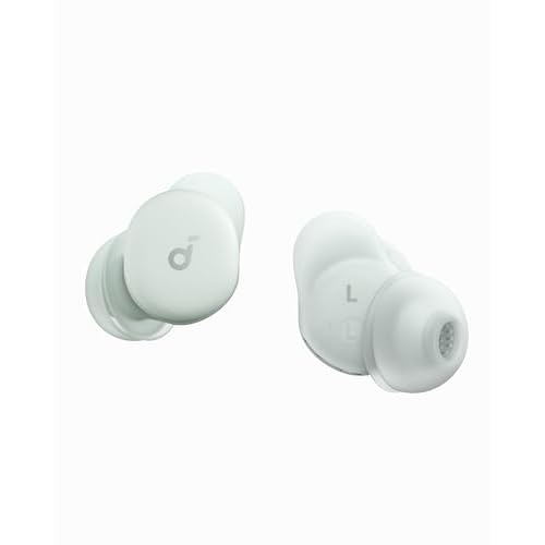 Soundcore Sleep A30 by Anker Sleep Earbuds, Smart Active Noise Cancelling Sleep Headphones, Adaptive Snore-Masking System, Ultra-Comfort for Side Slee