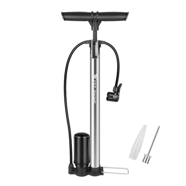 831C Portable Floor Bicycles Tire Pump High Pressure Hand Airs Pump Bike Tire Inflator for Road Bike Tires, Balls, Balloon