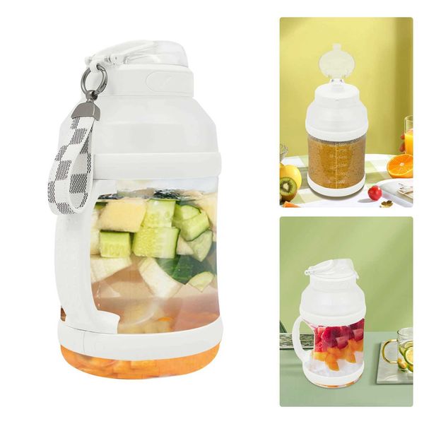 Juicers 2l Rechargeable Blender Fresh Fruit Juicer USB Portable Juicer Bottle- White J241114
