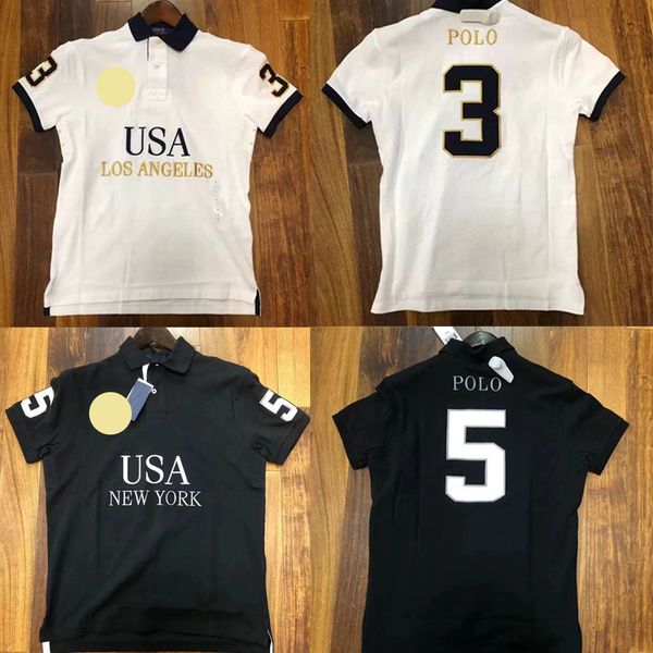 SS24 Designer Men&#039;s polo Shirt Pony Embroidery Sport Shirt High quality Fashion Business stand collar Polo tshirt