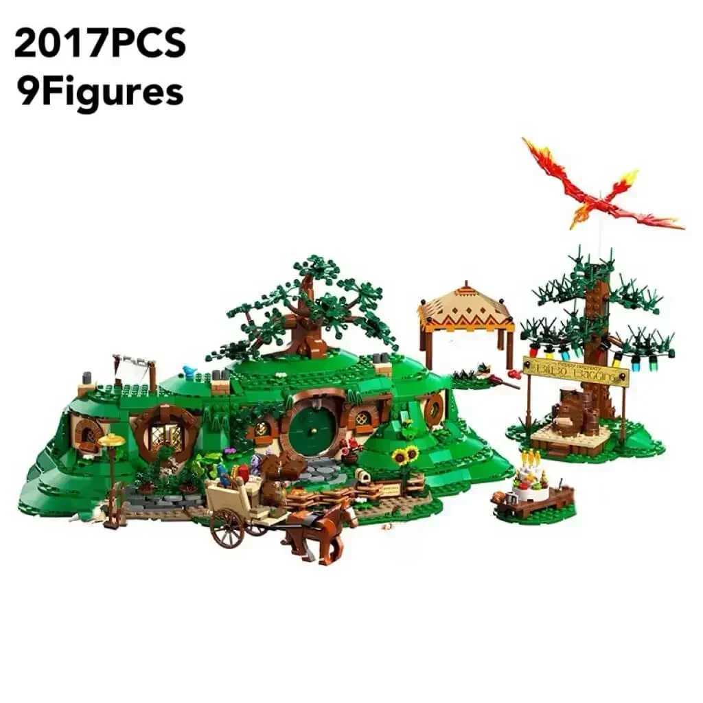2025 New 2017pcs Moc 10354 The Rings The Shire Modular Castle Model Building Blocks DIY Creative Assembly Bricks Toys Kids Gift Z250718