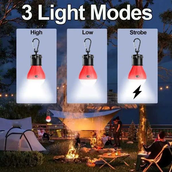 LED Camping Lantern Lamp Bulbs Super Bright Tent Light Lantern Emergency Lights Camping Accessories for Backpacking Hiking X2502111