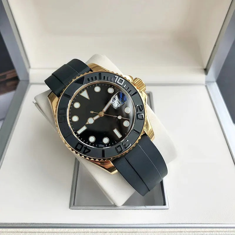 Designer mens watch yacht series gold stainless steel bezel waterproof king luxury watch vacation style masters diving watch M226658-0001