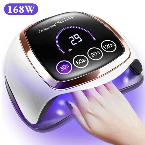 UV LED nail lamp with 4 timers automatic induction professional nail dryer used to dry all gel polishing machine salon equipment tools M2411